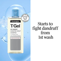 Neutrogena T/Gel Anti Dandruff Shampoo for Sensitive Scalp (1x 150ml), Daily Anti-Dandruff Shampoo with Salicylic Acid, Fragrance-Free, for Sensitive Skin to Fight Dandruff from First Wash