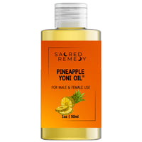 Sacred Remedy Pineapple Yoni Oil Potent, Hydrating, Moisturising Lotion Oil. 100% Natural & Vegan. Reduces Friction, Chaffing & Dryness. Balances PH Level & Fresh Scent with Vitamin E (50ml)