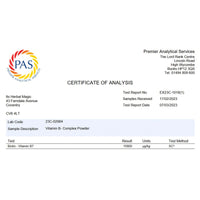 Herbal Magic's Pure & Natural Blend -Vitamin B-Complex Powder - Made from 14 Different Fruits, Vegetables & Herbs UKAS LAB Tested in UK No Fillers/Colors/Preservatives/maltodextrin-100g