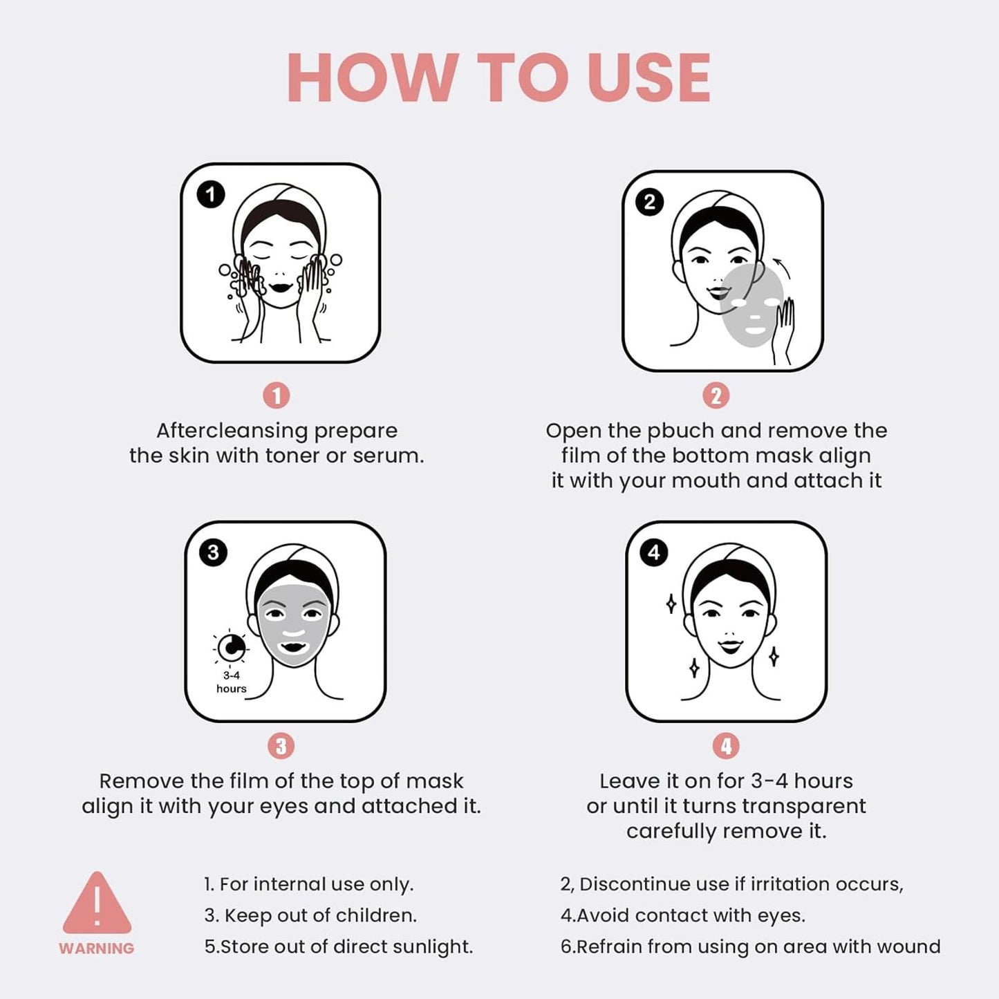 8 Pack Bio Collagen Face Mask, Overnight Collagen Face Masks for Skin Care, Elasticity Improvement, Pore Minimizing, Anti-Aging, Hydrating Sheet Hydrogel Masks