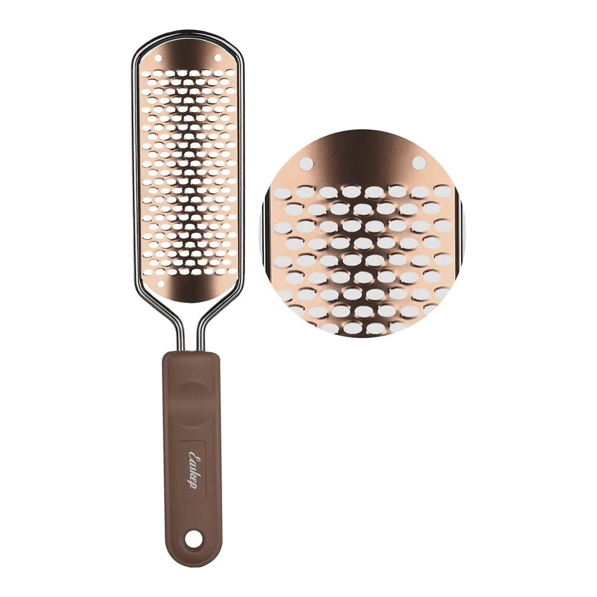 Easkep Foot File Foot Pedicure Tool, Stainless Steel Foot Scrubber Foot File Dead Skin Remover for Hard Skin and Dry Cracked Feet Scraper