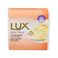 LUX Lux Velvet Toch - Jasmone & Almond Oil Soap x 4 Bars