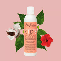 SHEA MOISTURE Shea Moisture Coconut & Hibiscus Kids Combo Pack - Includes Kids Curling Butter Cream, 6 Oz & Kids Curl & Shine 2-in-1 Shampoo & Conditioner, 8 Oz