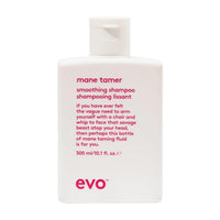 EVO Evo Mane Tamer Smoothing Shampoo for Frizzy, Unruly & Colour-Treated Hair - Anti-Frizz, Sulphate-Free, Colour Safe Cleanser - 300 mL