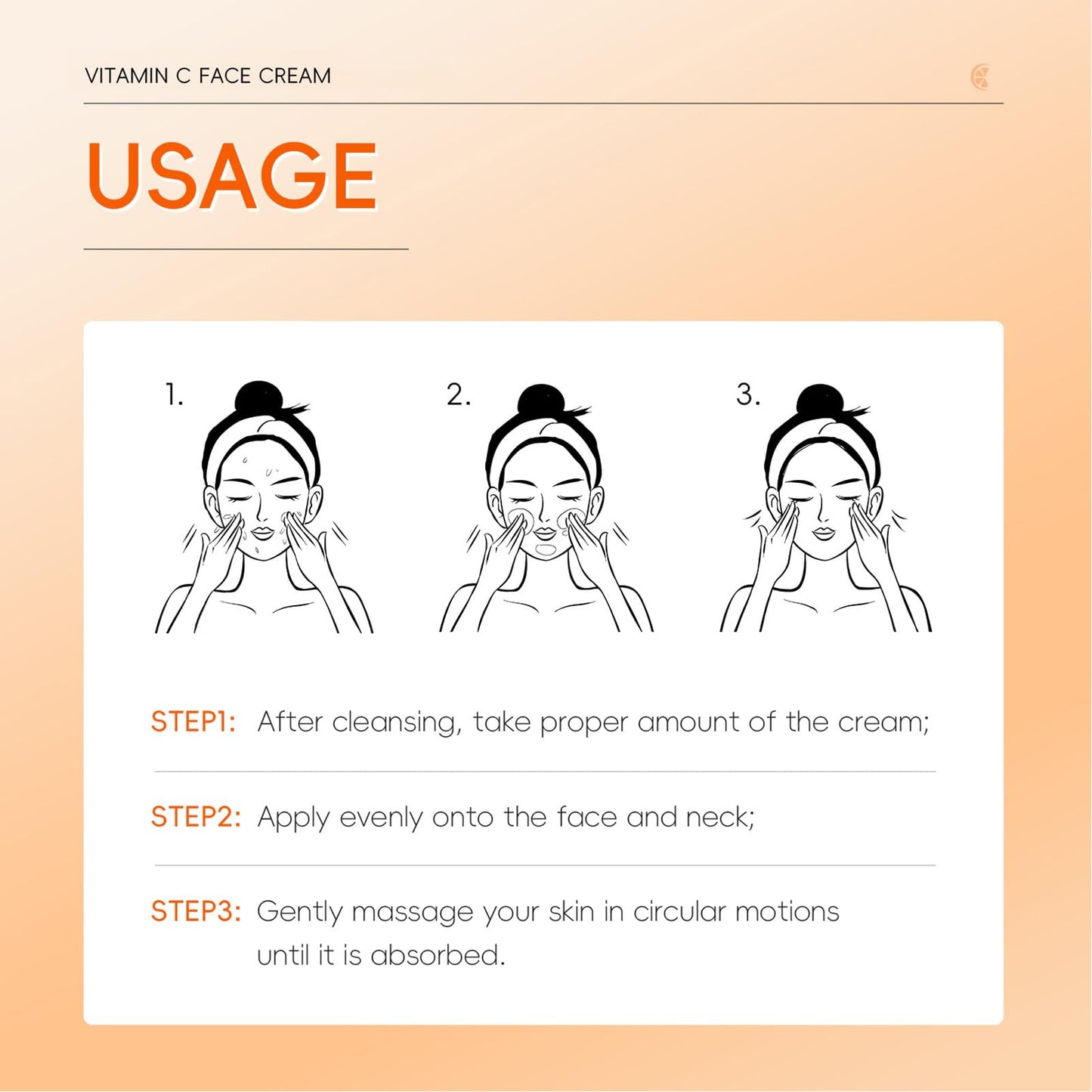 INSKIN Vitamin C Moisturiser For Face, Vitamin C Cream, Moisturiser Face Women, Anti Aging & Wrinkle Day And Night Cream For Women & Men, to Reduce Uneven Skin Tone,Fine Lines for Skin Care