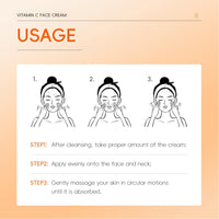 INSKIN Vitamin C Moisturiser For Face, Vitamin C Cream, Moisturiser Face Women, Anti Aging & Wrinkle Day And Night Cream For Women & Men, to Reduce Uneven Skin Tone,Fine Lines for Skin Care