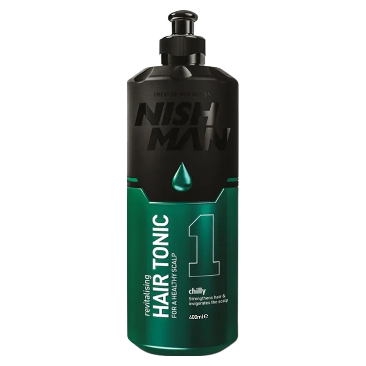 nishman NISHMAN Revitalising Hair Tonic for Healthy Scalp 400ml - Strengthens & Nourishes, Promotes Natural Growth, Adds Shine, Stimulates the Scalp - Ideal for All Hair Types