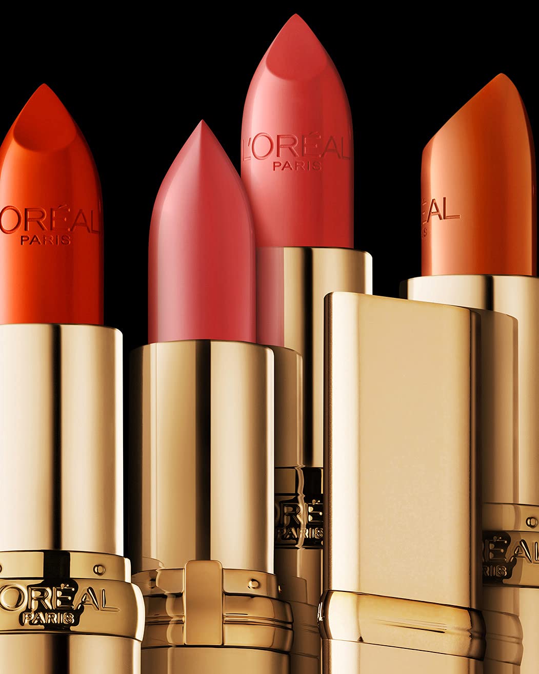 L'Oreal Paris L'Oréal Paris Color Riche Satin Smooth Lipstick, Moisturising Pure Pigment Lip Colour, With Omega 3 & Vitamin E, 142 Bonjour Bastille