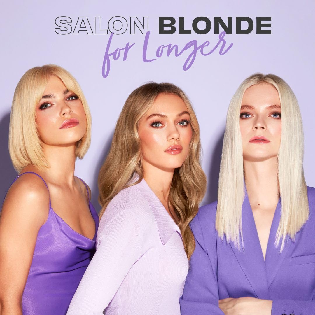 Lee Stafford Bleach Blondes Purple Toning Shampoo | A Weekly Toning Purple Shampoo for Blonde Hair Cleansing