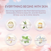 CATKIN Moonlight Lip Balms for Lip Skin Care and Lip Treatment, Natural with Vitamin E for 6h Moisture Care Color Change Lip Balm, 3.3g (C06 Camellia)