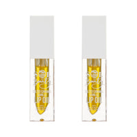 Sol Beauty Salted Caramel Vanilla Lip Oil with Cocoa Butter and Shea Butter, Hydrate and Soften your Lips, Vegan Friendly and Cruelty Free Lip Oil 2 x 3g