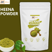 mGanna 100% Natural Henna Powder 0.50 LBS 227 GMS | Pure Lawsonia Inermis For Hair Dye and Coloring | PPD free or Any Chemicals for Healthy Hair | fine powder