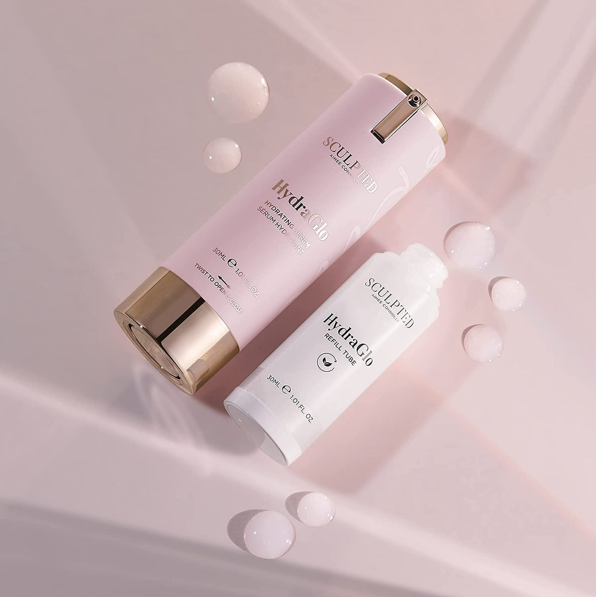 SCULPTED by Aimee Connolly HydraGlo Refill Serum from Sculpted by Aimee 30ml - Vegan, Cruelty-Free Hydrating Face Serum Refill Pack
