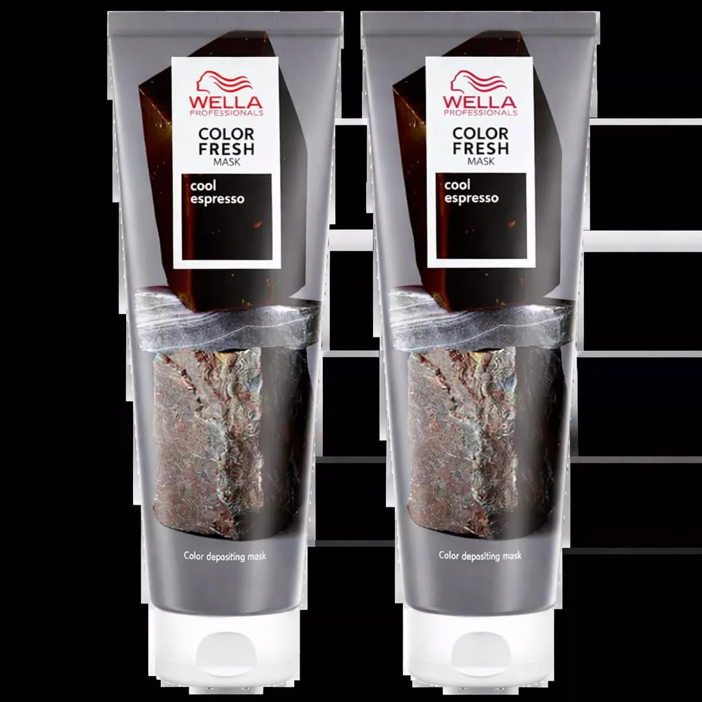 Wella Professionals WELLA 2 x Color Fresh Semi-Permanent Hair Mask 150ml - Cool Espresso