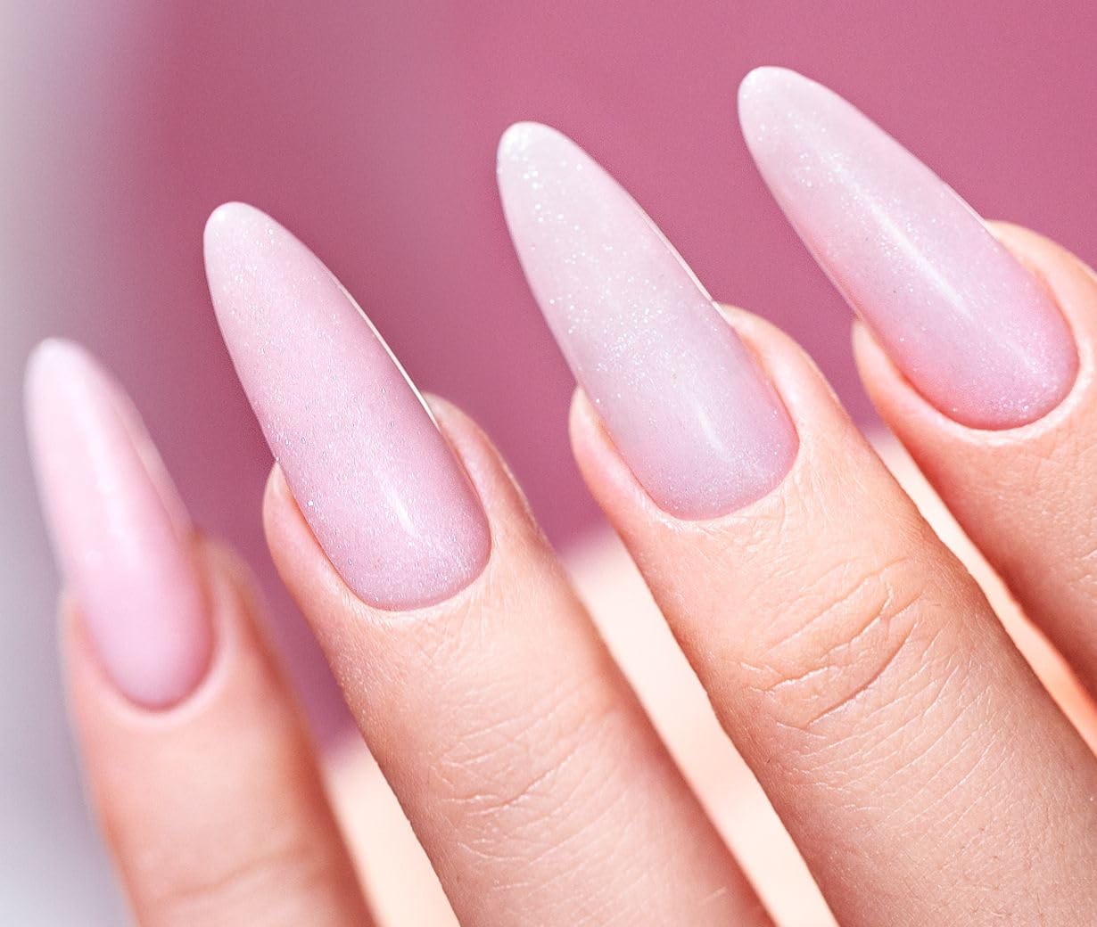 VICTORIA VYNN Victoria Vynn Sparkling UV/LED Builder Gel Easy Fiber Gel for Nail Manicure Glitter (Sparkle Pink, 15ml)