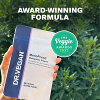 dr vegan DR.VEGAN MenoFriend | Menopause Supplement | Botanicals, Minerals and Phytoestrogens | 60 Vegan Capsules | Two-A-Day | Menopause Support