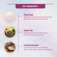 Lotus Herbals Radiant Pearl Facial Kit for Deep Cleaning with Pearl Extracts & Green Tea 170g (Multi Use)