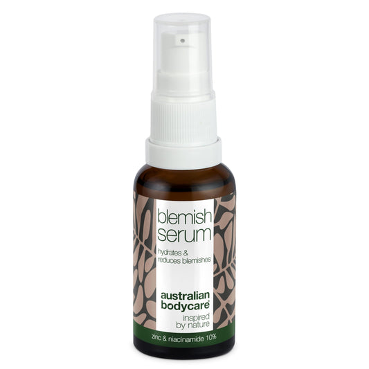 Australian Bodycare Niacinamide Serum 10% + 1% Zinc - 30 ml | With Natural Tea Tree Oil | For Pimples, blackheads and blemishes | Ensures a healthy skin tone, smaller pores and a smooth skin | Suitable for all skin types