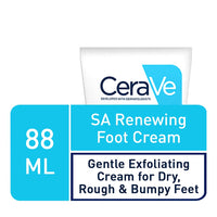 CeraVe SA Renewing Foot Cream for Extremely Dry, Rough, and Bumpy Feet 88ml with Salicylic Acid & 3 Essential Ceramides