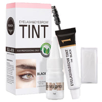 DMQ 2-In-1 Tint Kit,Black Eyebrow,Eye Lash Tint Kit,Eyelash Dye Kit Black Natural Eyebrow And Eyelash Tint,Eye Brow Dye,Black Lash Tint,Instant Color-Last 8 Week&Full Brows