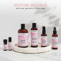 Tisserand Aromatherapy - Restore Balance Body Oil - Perimenopause, Menopause & Menstruation Support for Women - Rose, Clary Sage & Geranium - 100% Natural Essential Oils - 100ml