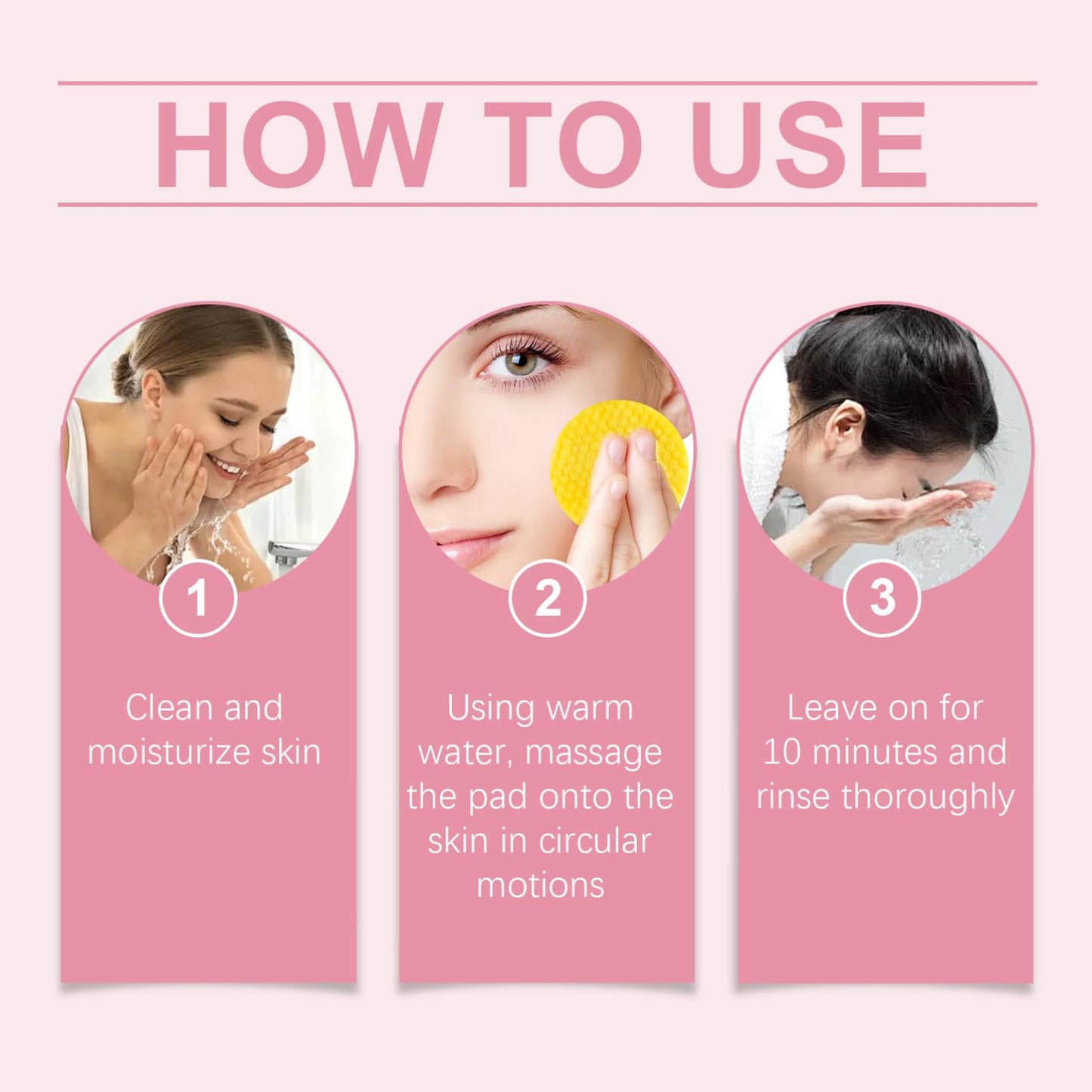 ISBEAUSOLS 80pcs Face Exfoliator Pad - Kojic Acid Cleansing Pads - Exfoliating Face Pads - Kojic Acid And Turmeric Exfoliating Pads- Clean Toner Pads Face Wipes - Brightens, Energizes Skin