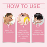 ISBEAUSOLS 80pcs Face Exfoliator Pad - Kojic Acid Cleansing Pads - Exfoliating Face Pads - Kojic Acid And Turmeric Exfoliating Pads- Clean Toner Pads Face Wipes - Brightens, Energizes Skin