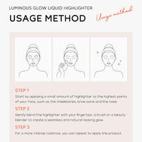 TBeautfave Tbeautfave Liquid Highlighter Makeup, Cream Highlighter, Natural Bronzer Face Glitter Stick, Moisturizing Cream Contour Face Illuminator for Face Body Eyes Collarbones Glow