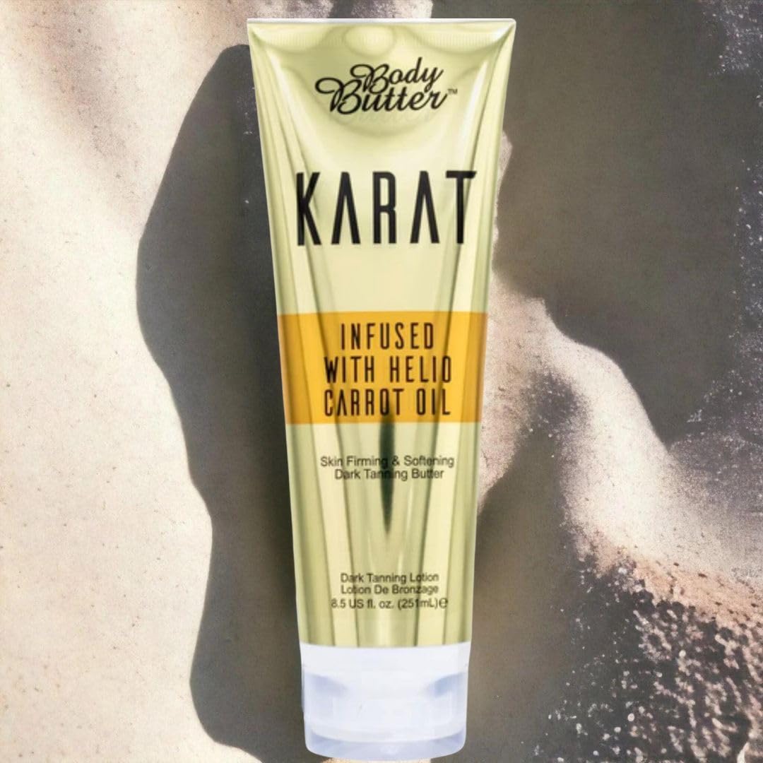 FMHOME Body Butter Karat Accelerator 250ml -Infused With Helio Carrot Oil - Natural Glow, Hydration & Skin Nourishment | Moisturizing Cream for Radiant Skin | Shea Butter, Vitamin E, and Essential Oils