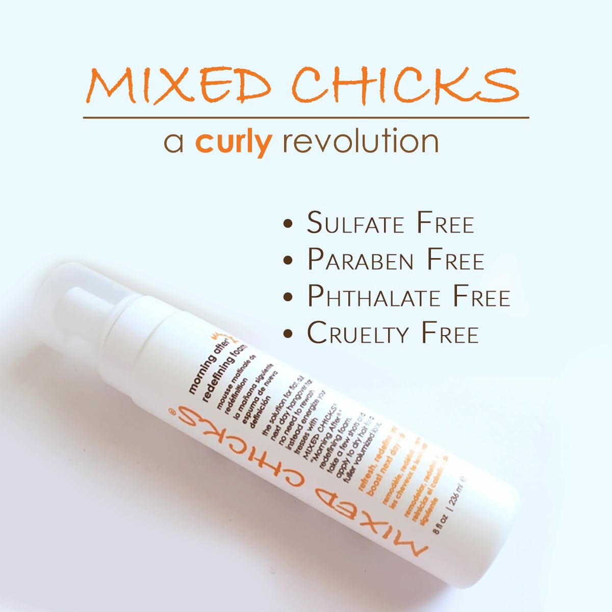 Mixed Chicks Morning After Redefining Foam, 8 fl.oz
