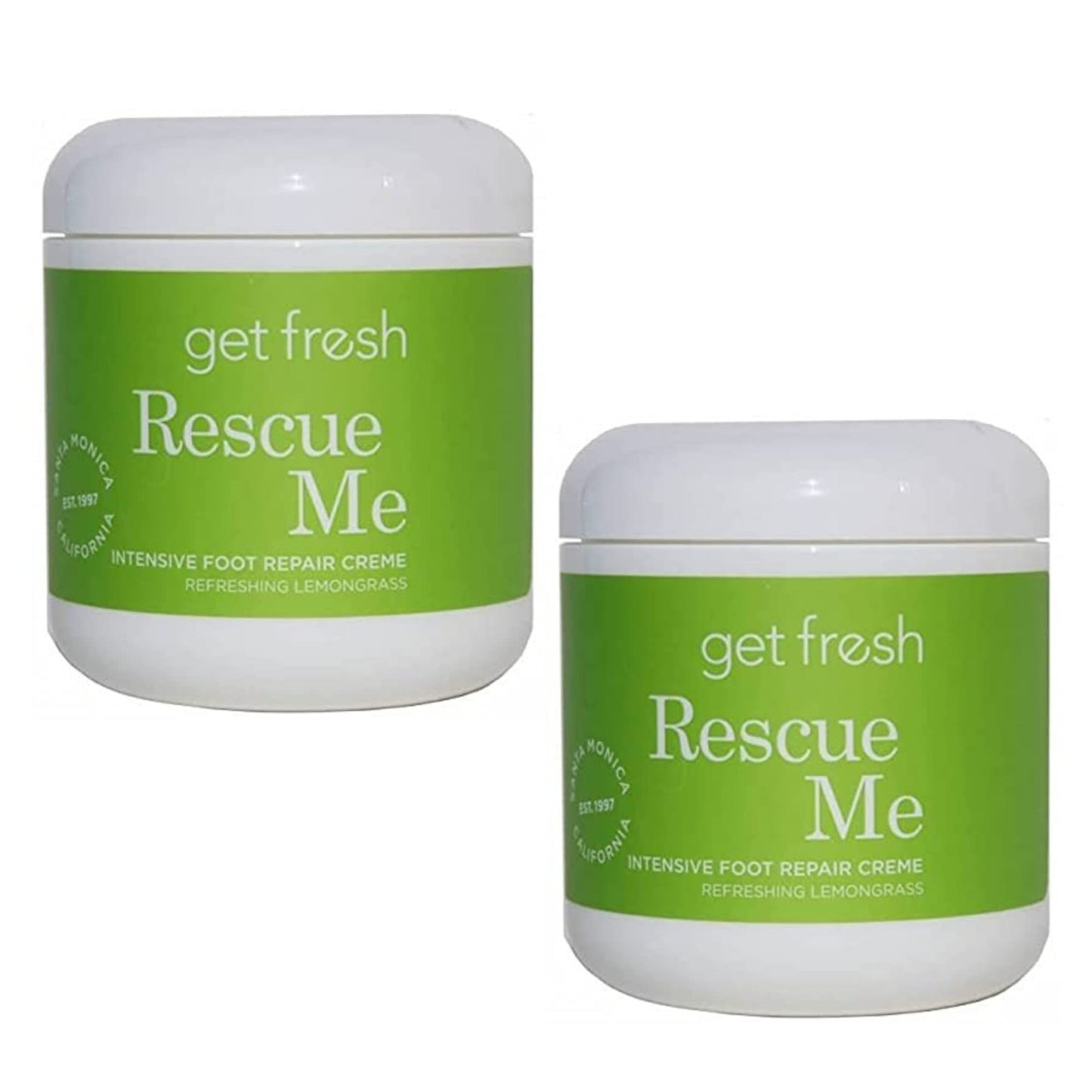 vanity uk Get Fresh- Rescue Me Lemongrass Intensive Foot Repair Cream Treats and Heals Dry Feet, Hard Skin Corns, Cracked Heels And Moisturize Feet