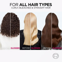 L'Oreal Paris Elvive Glycolic Gloss Conditioner, With Gloss Complex and Glycolic Acid, Fills and Seals Hair Fibres, For Long-lasting, Smooth and Shiny Hair, Ideal for Dull Hair, 150ml