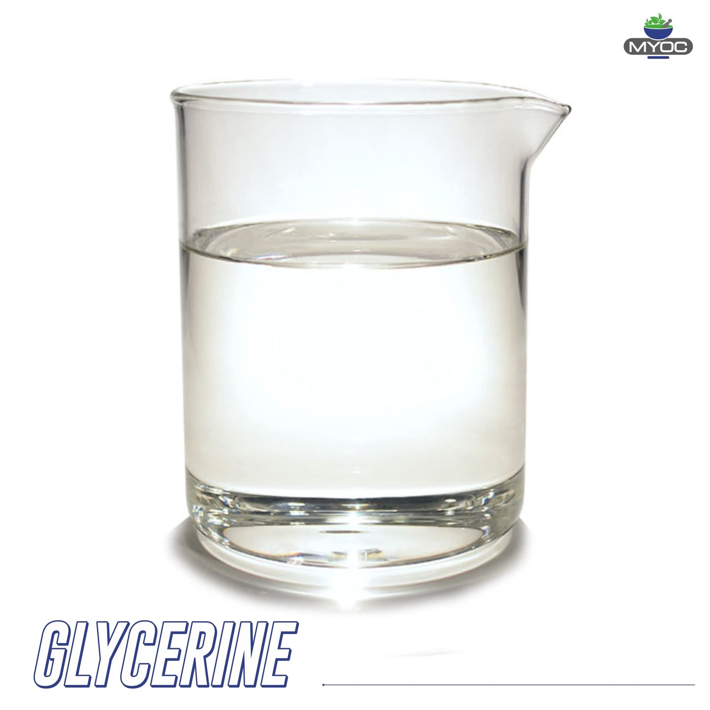 MYOC Glycerine | Pure & Cosmetic Grade | Deep Hydration for Skin & Hair | Ideal for DIY Skincare, Soaps & Beauty Preparation - 60ml / 2.03 Fl Oz