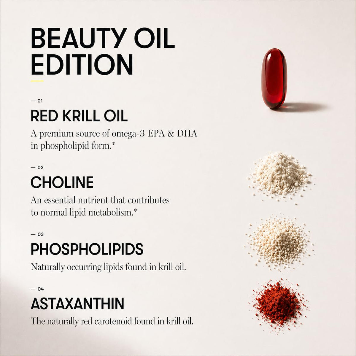 EQUI LONDON Equi - Beauty Oil Edition | Multivitamin Softgels Capsules | Omega 3, Krill Oil, Astaxanthin & Choline | Hydrating & Anti-Inflammatory Supplements for Skin, Vision & Cardiovascular Support