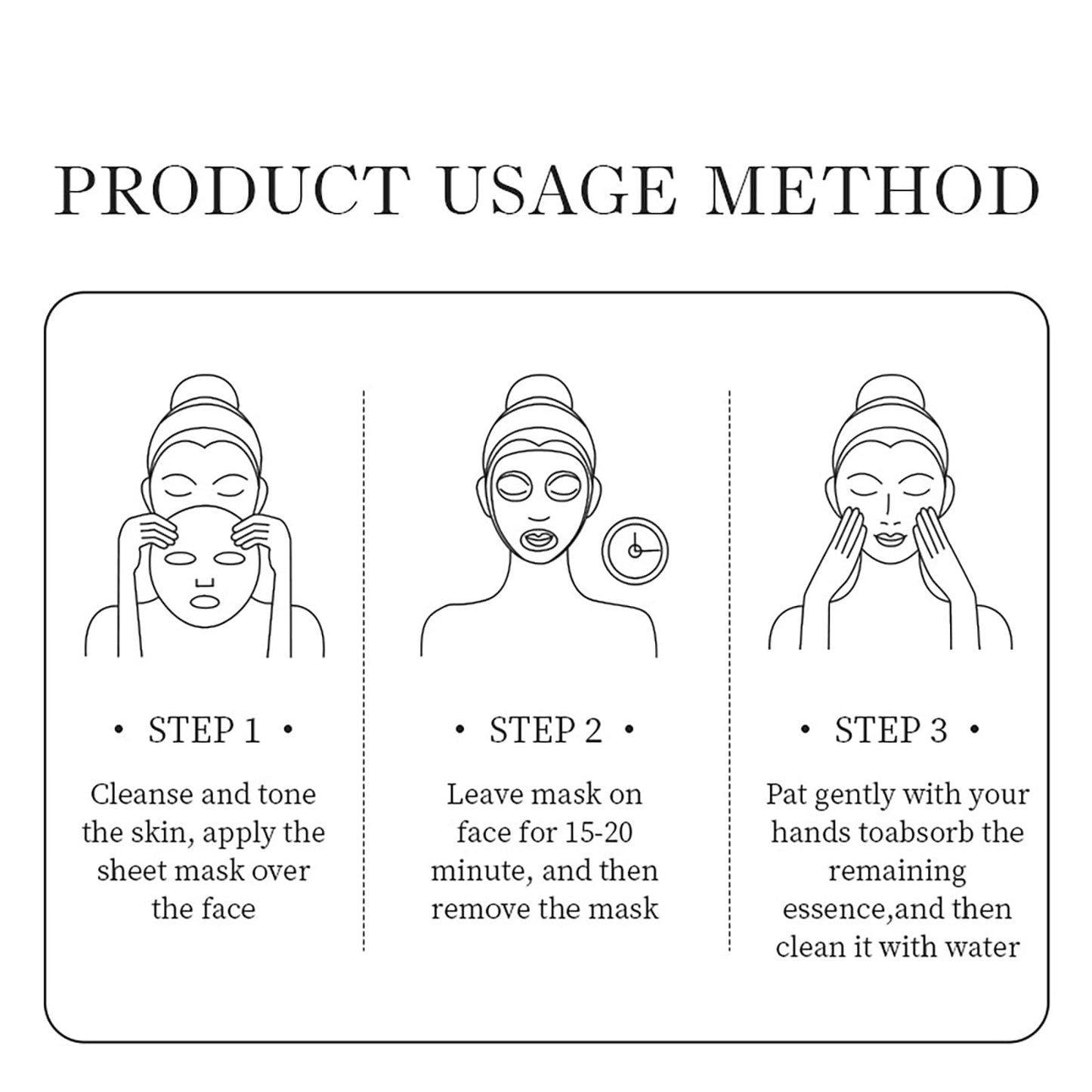 AuraAnge 7 PCS Face Mask Set - Moisturizing & Smoothing Fruit Face Masks - Improve Dullness & Luminous Skin - All Skin Types