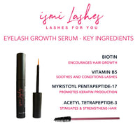 ismi Lashes LASHES FOR YOU ismi Lashes Eyelash Growth Serum Infused with vitamin B5 & active peptides for longer fuller-looking lashes