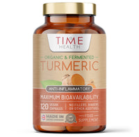 New: Organic Fermented Turmeric – 120 Capsules – Highly Bioavailable – Nutrient Rich – Vegan – UK Made Supplement – GMP Standards – Zero Additives (120 Count (Pack of 1))