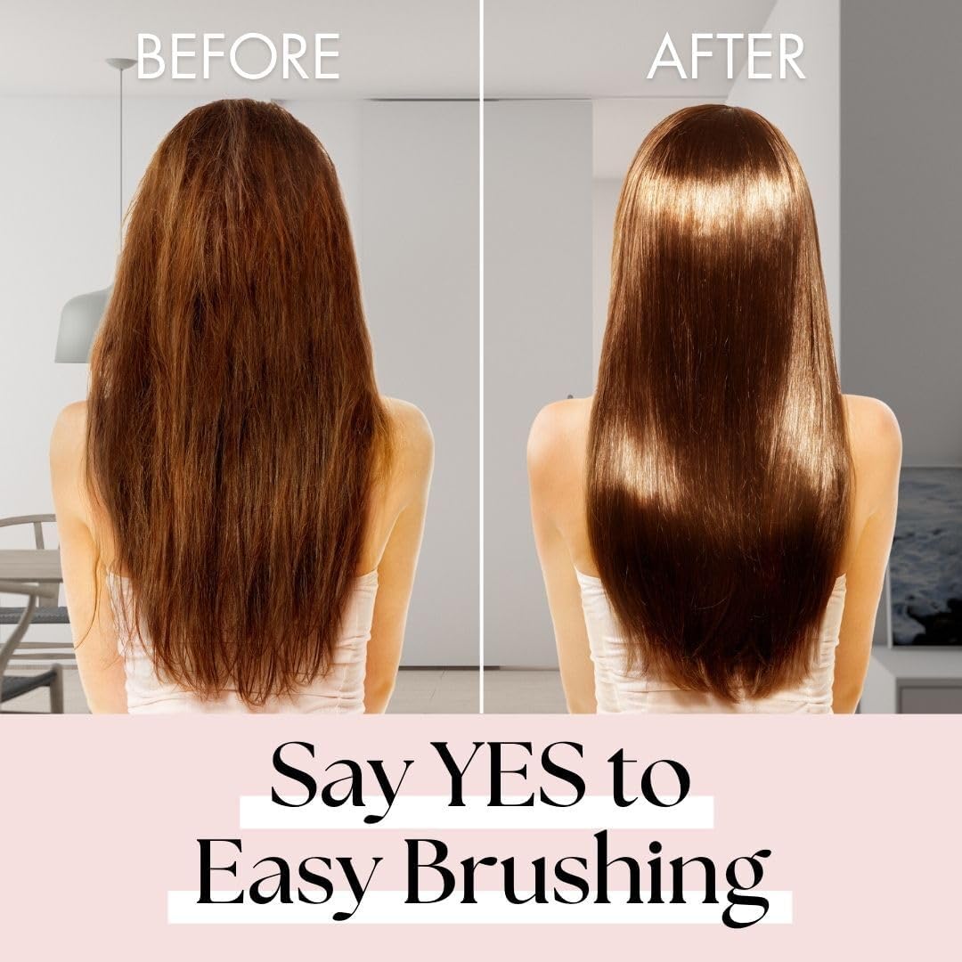 Detangle Hair Brush for Curly Hair, Straight, Dry & Wet Hair - Detangling Hair Brush for Thick Hair & Fine - Curly Hair Brush for Kids, Women, & Toddlers - Vegan Detangler Hair Brush by Lily England