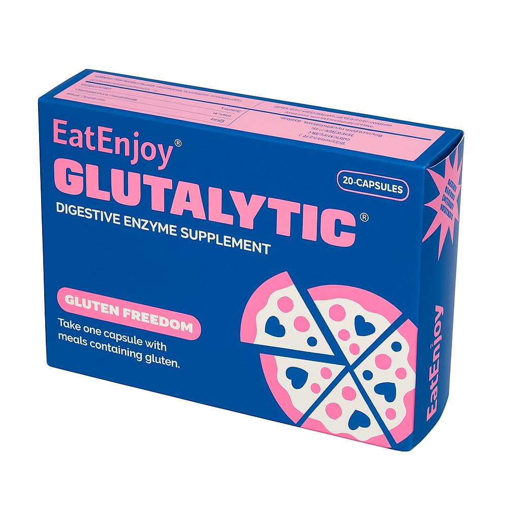 EatEnjoy Glutalytic Digestive Enzyme Supplement | 20 Capsules