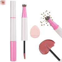 ZoeyShine Liquid Blush Pen with Dual Sponge Tips for Natural Rosy Glow - Light Pink Creamy Blush Stick with Brush for Cheeks Face Contour Makeup Long-Lasting Waterproof Buildable Formula
