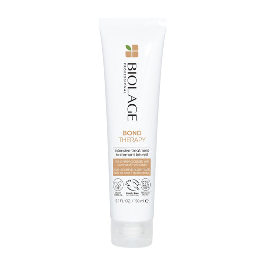 Biolage, Bond Therapy, Pre-Shampoo Intensive Treatment, Medium to Thick Hair, Moisturises & Repairs, Enriched with Coconut Oil & Citric Acid, 150 ml