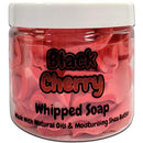 Black Cherry Whipped Soap Body Wash - 150g - Natural Oils and Butters - Fruity Scent - Vegan Friendly - Puddle of Wax - Made in the UK