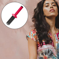 Thyonta Hair Tool Hair Styler Curl Styling Brush Curling Roll Comb Anti-Slip Fluffy Styling Comb for Home Salon Travel