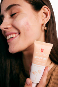 Erborian - Super BB Cream with Ginseng - Full coverage BB cream for acne prone skin - Erborian Korean Skincare - Clair 15 ml