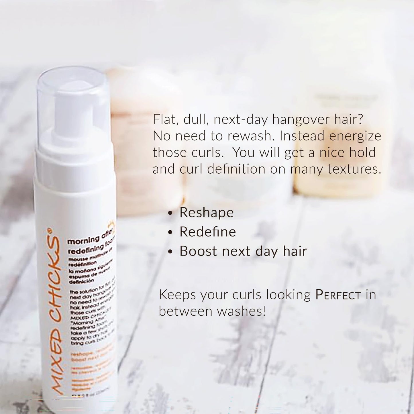 Mixed Chicks Morning After Redefining Foam, 8 fl.oz