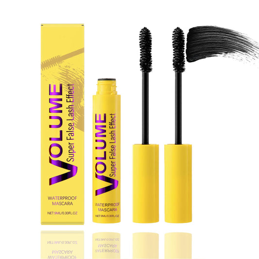 Generic Waterproof Mascara with Bubble Fiber Technology, Smudge-Proof and Clump-Free Formula for Defined Lashes, Buildable Volume and Length for All-Day Wear (2PCS)
