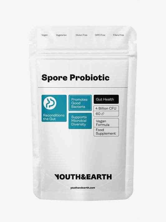 Youth & Earth Spore Probiotic 4 Billion CFU Count (60 Capsules)