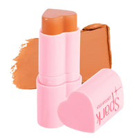 RUICHING Contour Stick, Cream Bronzer Blush Stick, Blushers for Cheeks Make Up, Natural Long Lasting Highly Pigmented Face Shaping & Contouring Stick, Smooth Easy to Apply Face Make-Up for Women