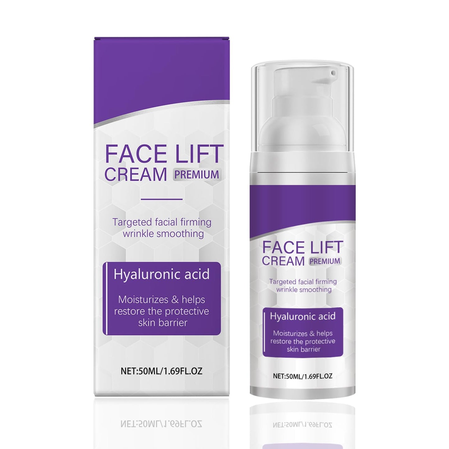 TBeautfave Skin Tightening Cream For Face, Instant Face Lift Cream, Instant Wrinkle Remover with Hyaluronic Acid and Vitamin C, Moisturizes & Reduces Wrinkles, Face Tightening Cream Suitable for All Skin Types