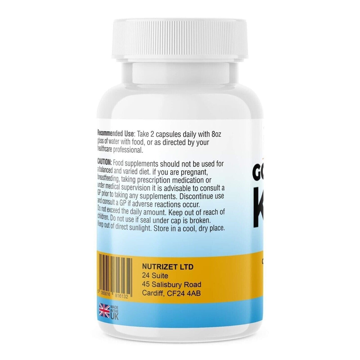 Nutrizet Ltd Gold Coast Keto Capsules - 1 Month Supply - 60 Capsules